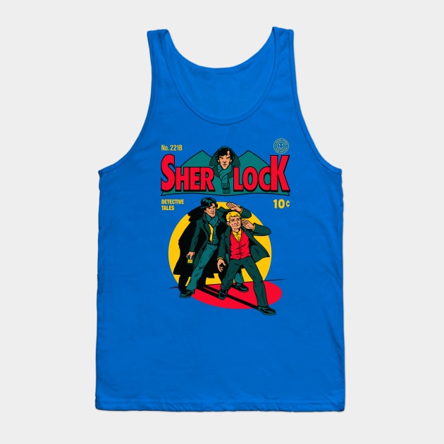 Sherlock Comic Tank Top by harebrained